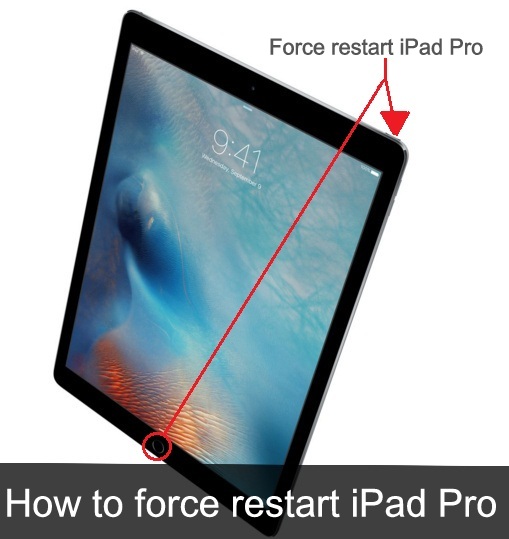 How to fix iPad Pro Stop responding or black screen issue, force restart iPad Pro