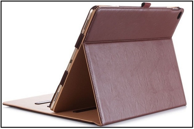 A Professional iPad Pro leather case with pencil holder 2016